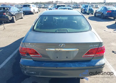 2005 Lexus Es 330 из США, поврежденный, VIN JTHBA30G455106464